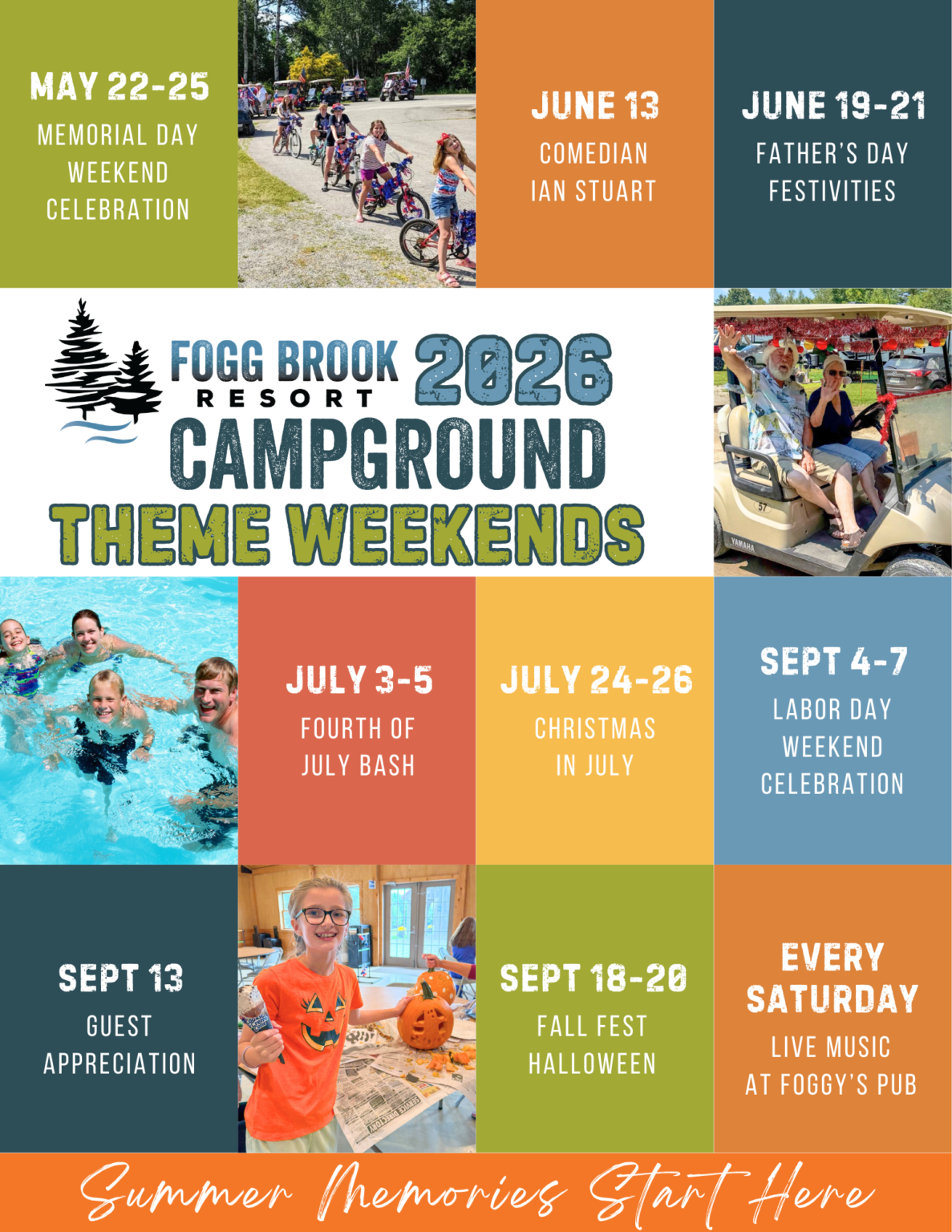 Upcoming Events & Registration | Fogg Brook Resort