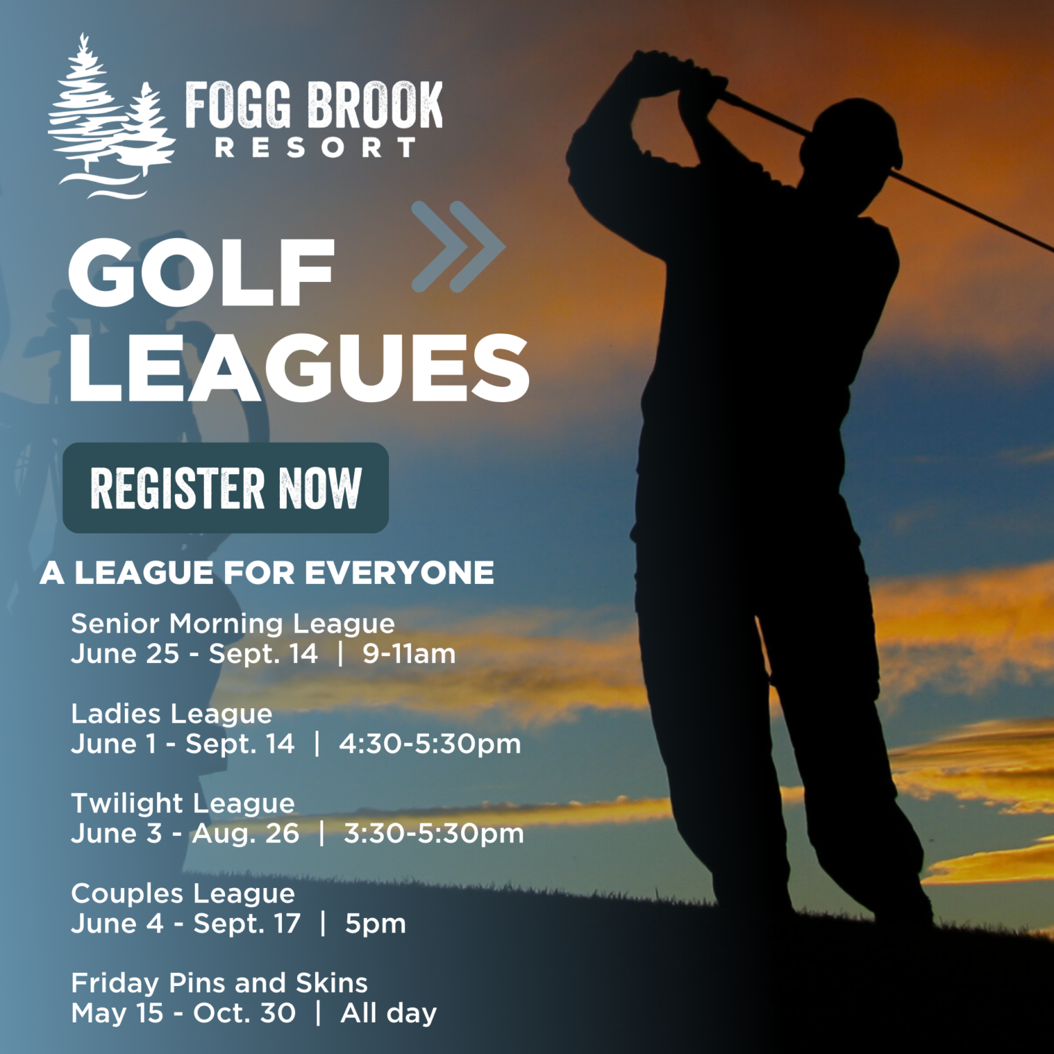Upcoming Events & Registration | Fogg Brook Resort